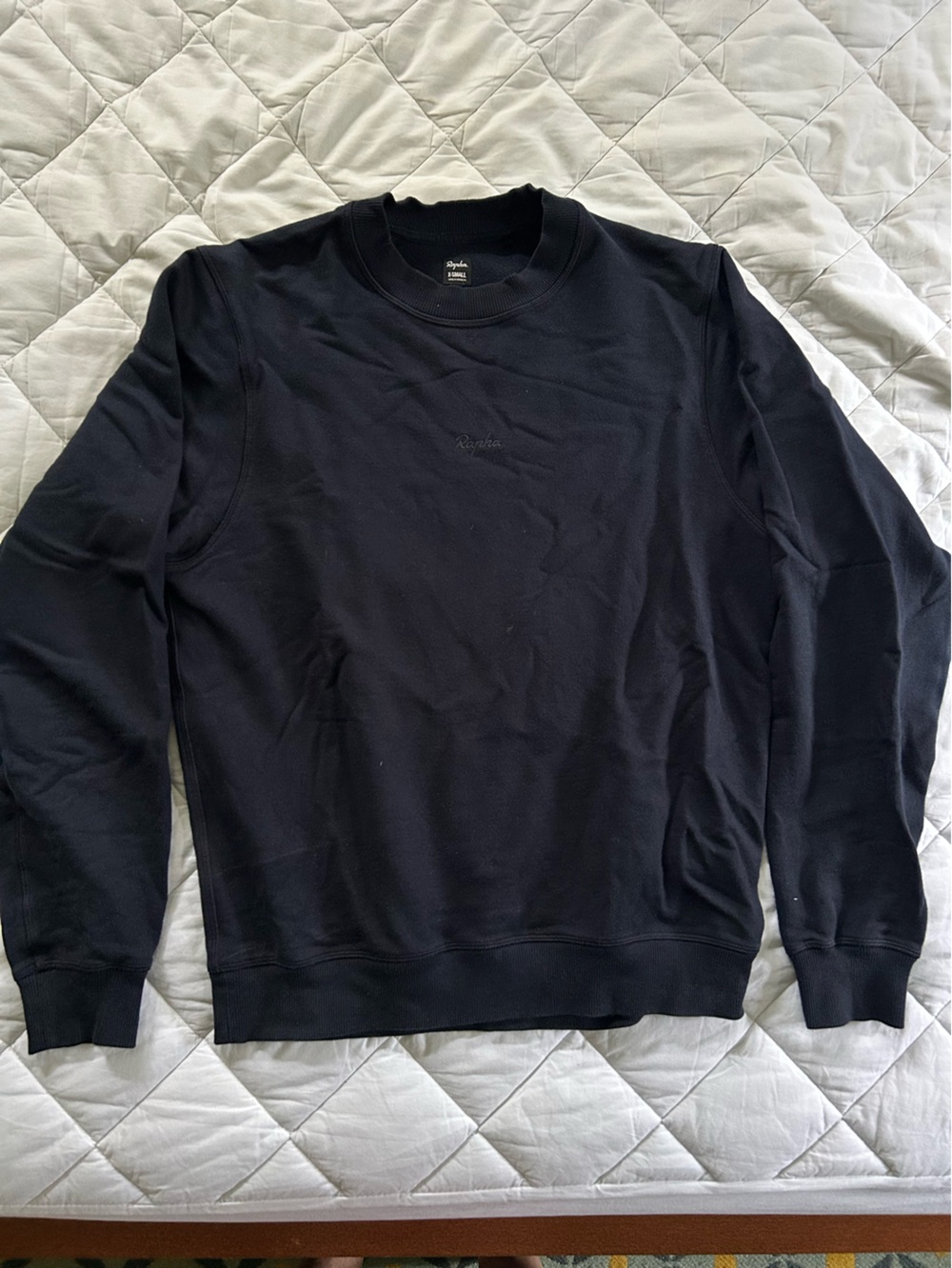 Rapha Navy Blue Crewneck Sweatshirt 100% Organic Cotton